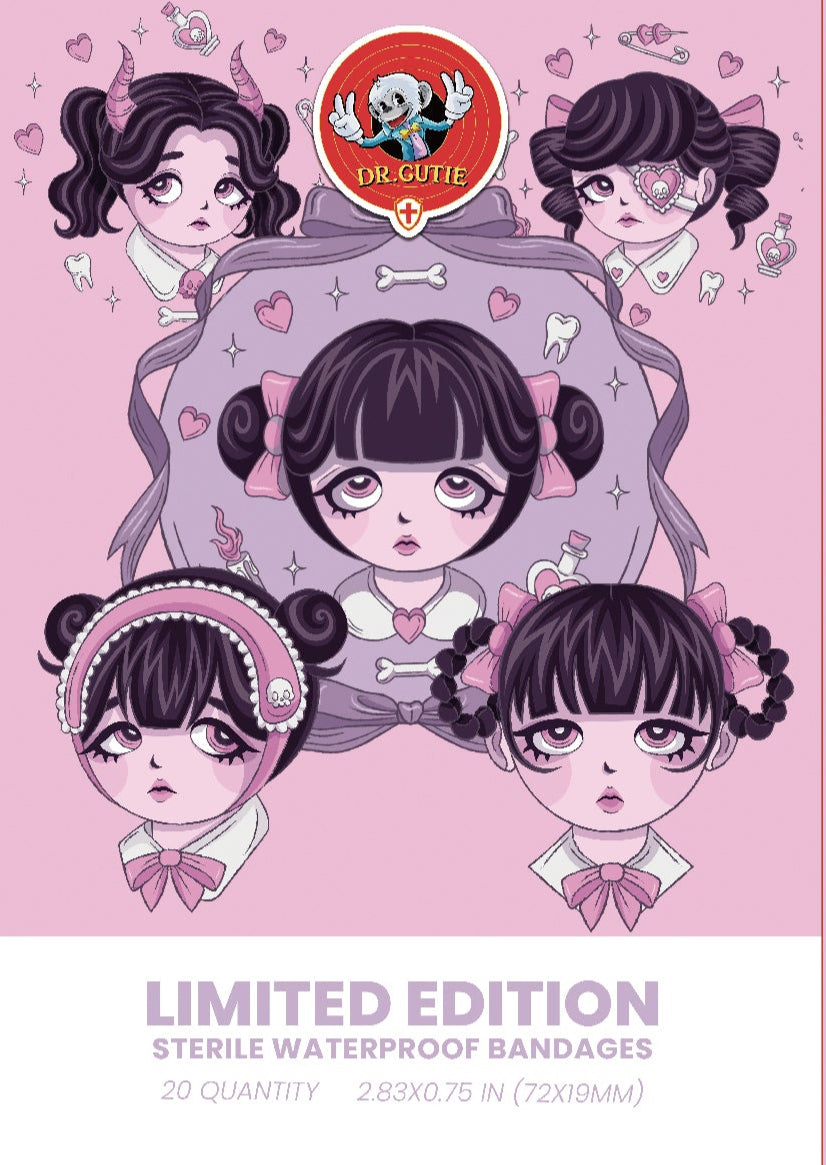 DR. Cutie: Edgy Elsa Bandage Strips - Bold & Waterproof Protection